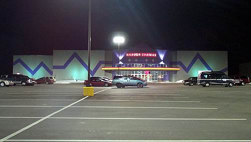 AMC Classic Ludington 8 (Harbor Cinemas) - 2005 Night Shot From John Mcdowell (newer photo)